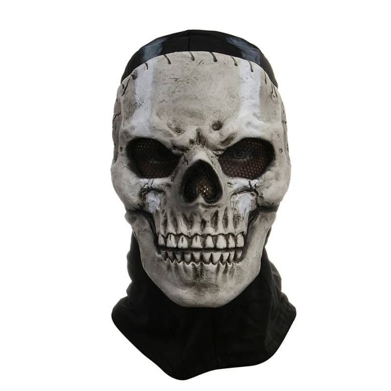 Halloween horreur fantôme crâne Latex masque jeux unisexe personnage couvre-chef casque Cosplay effe