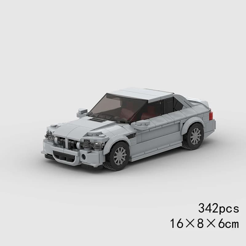 Modèle de rallye classique City Car - Kit de voiture de bricolage créatif, série de collection City