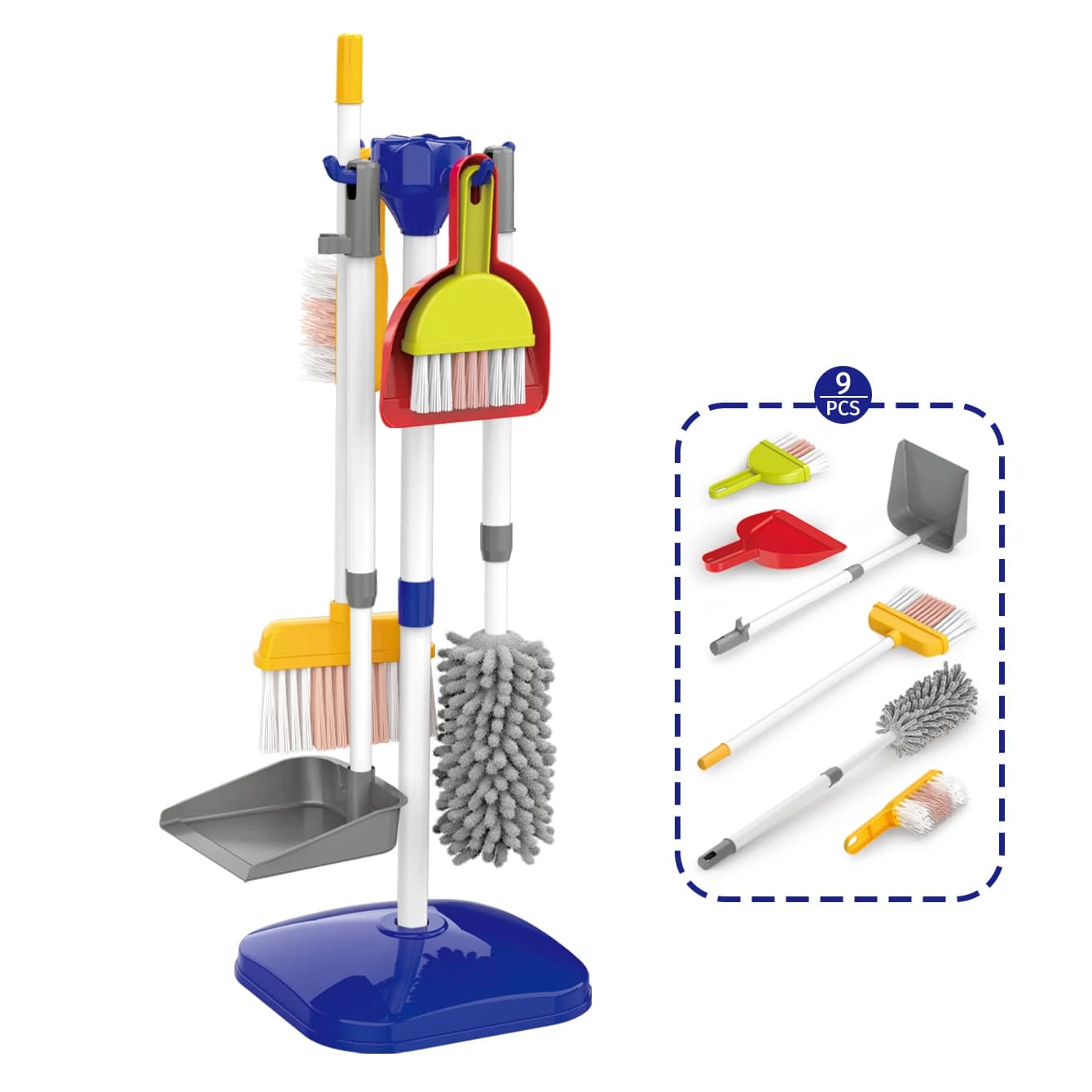 Jouets de nettoyage de simulation pour enfants, ensemble d'outils de nettoyage pour aspirateur et pe