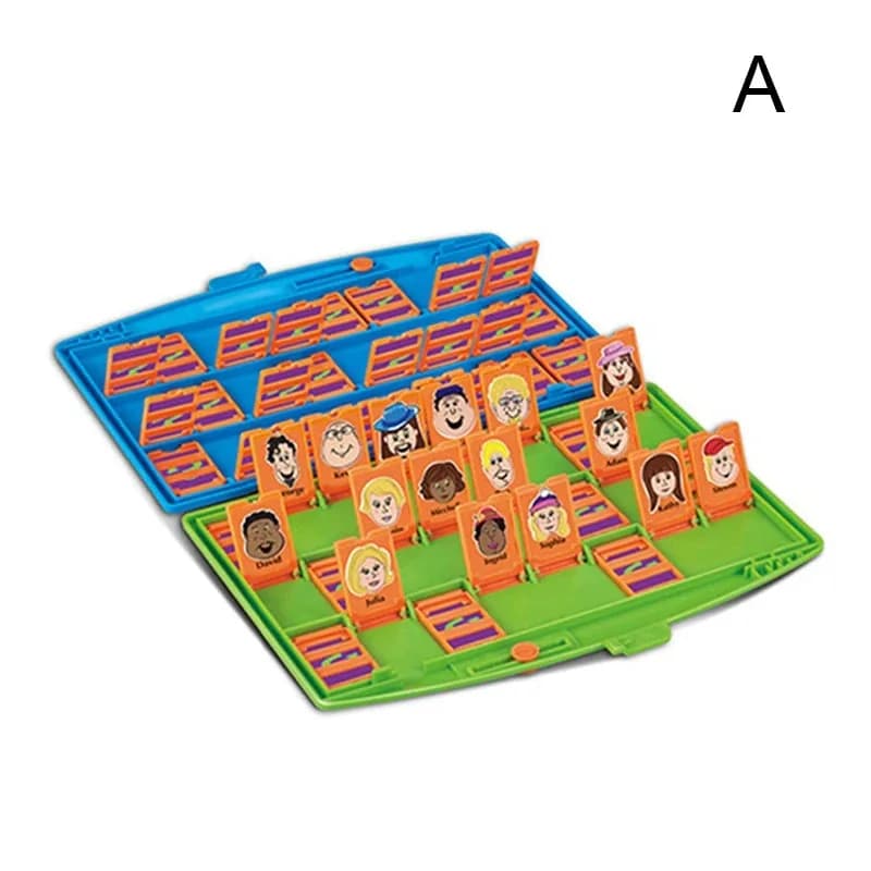 Qui c'est-ce? - Jeu de devinettes familial classique, jeu de société d'entraînement à la mémoire pou