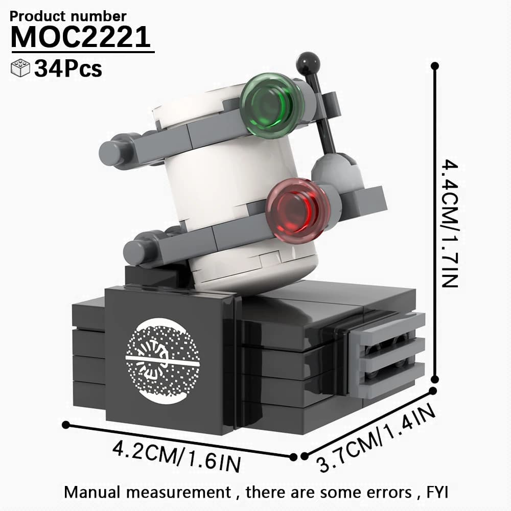 MOOXI film Space Wars accessoire canon Anti-avion pistolets paquets d'approvisionnement blocs de con
