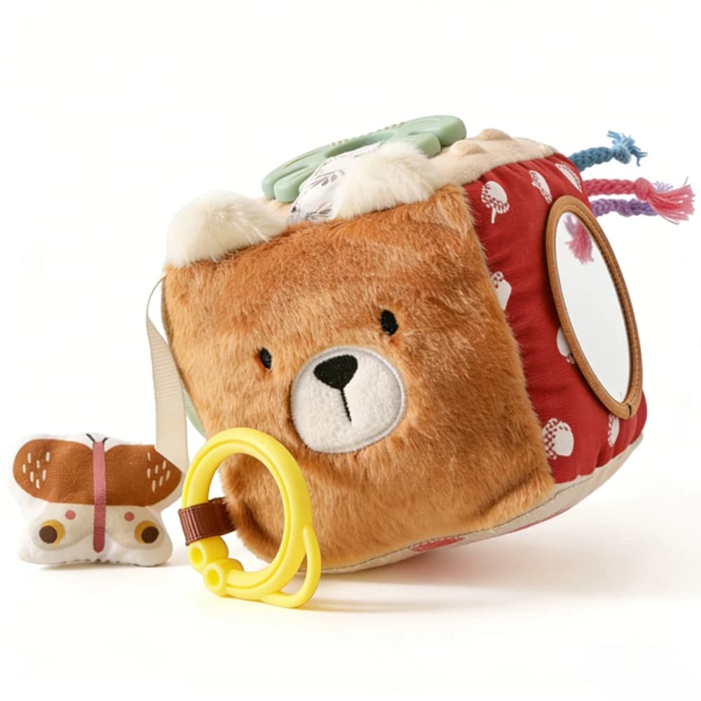 Jouets Montessori pour bébés, blocs d'animaux en coton, jouets sensoriels en peluche douce, jeux édu